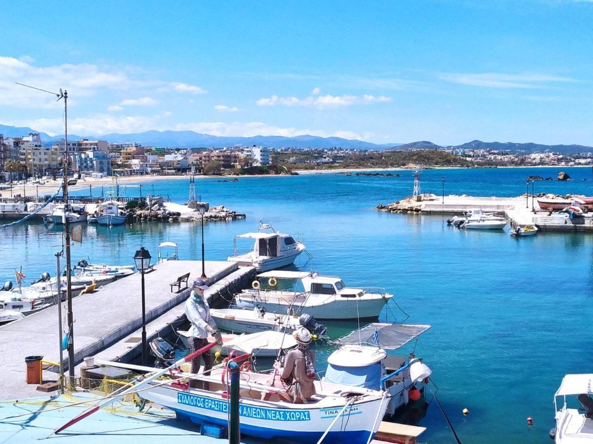 Sea Side View Home Steps From The Beach & City Chania  Luaran gambar