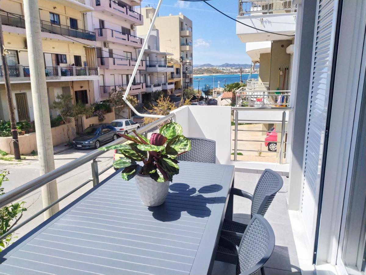 Sea Side View Home Steps From The Beach & City Chania  Luaran gambar