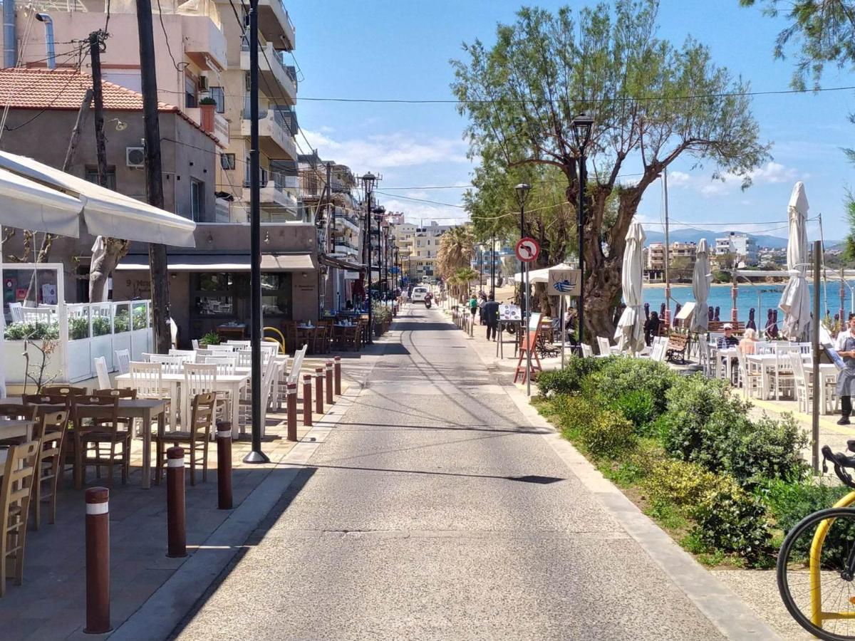 Sea Side View Home Steps From The Beach & City Chania  Luaran gambar